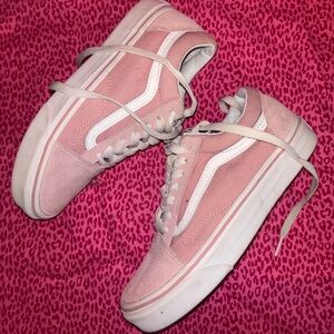 Baby pink Vans